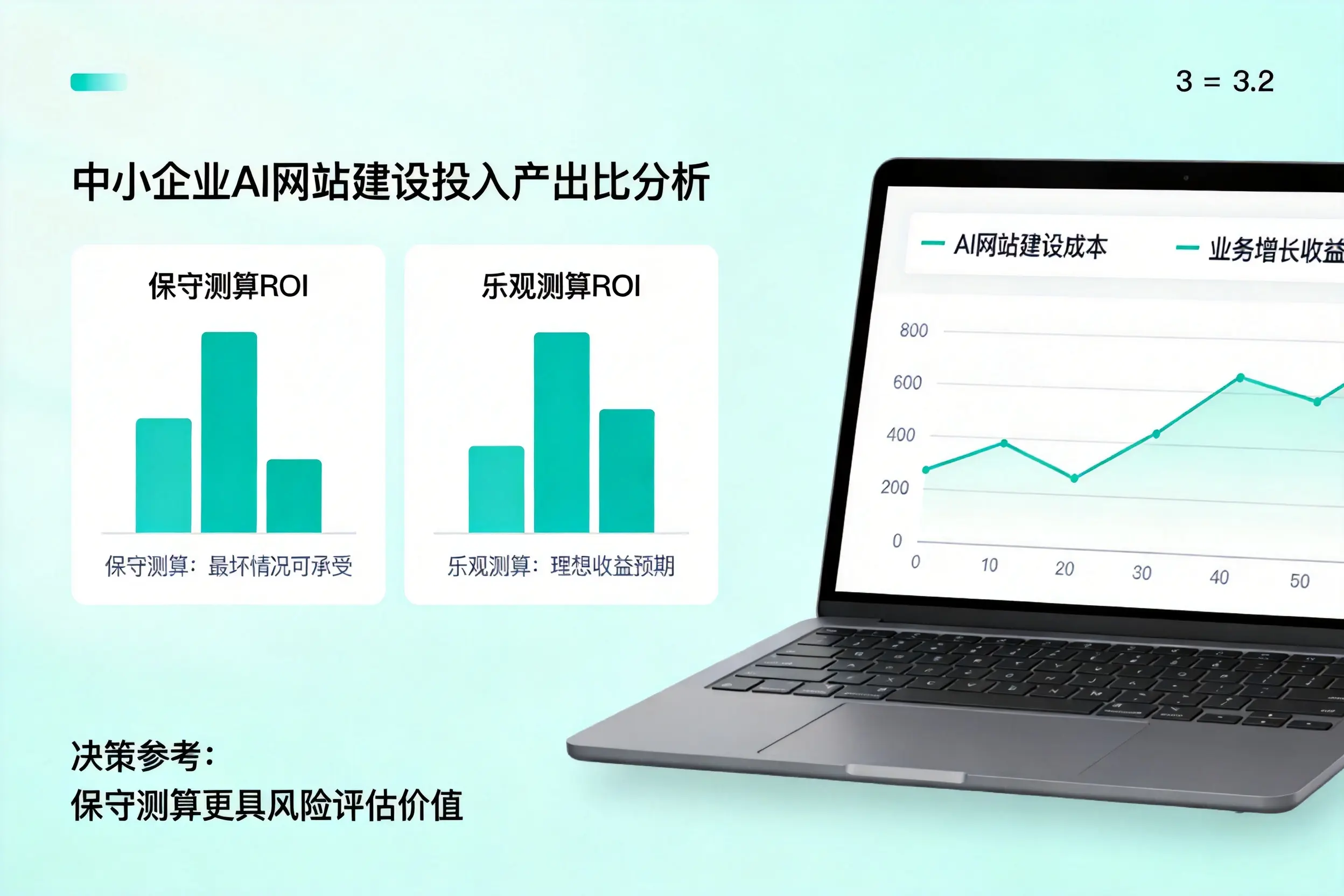 晋中中小企业AI网站建设投入产出比怎么算？先看这份分析