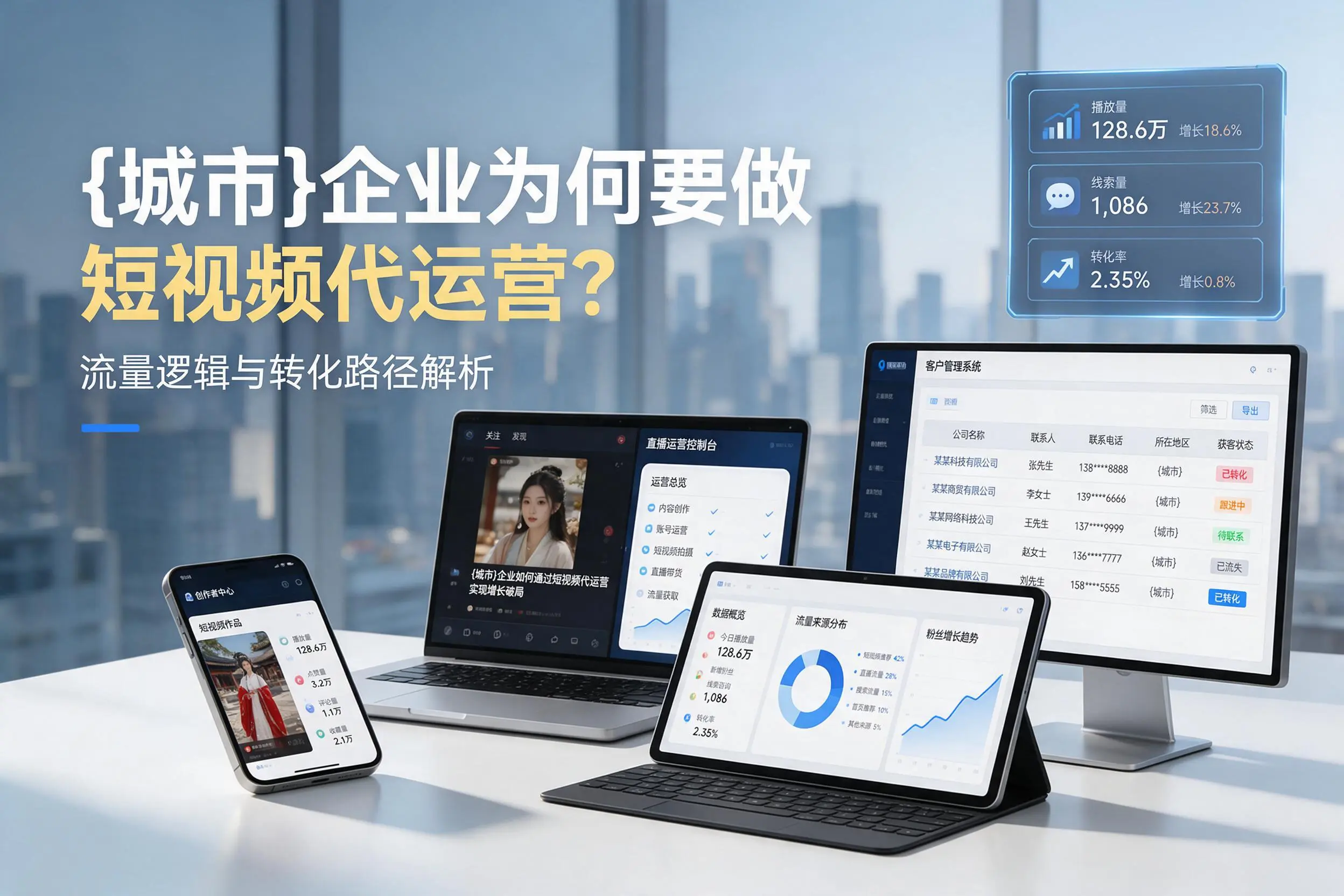 晋中企业为何要做短视频代运营?流量逻辑与转化路径解析