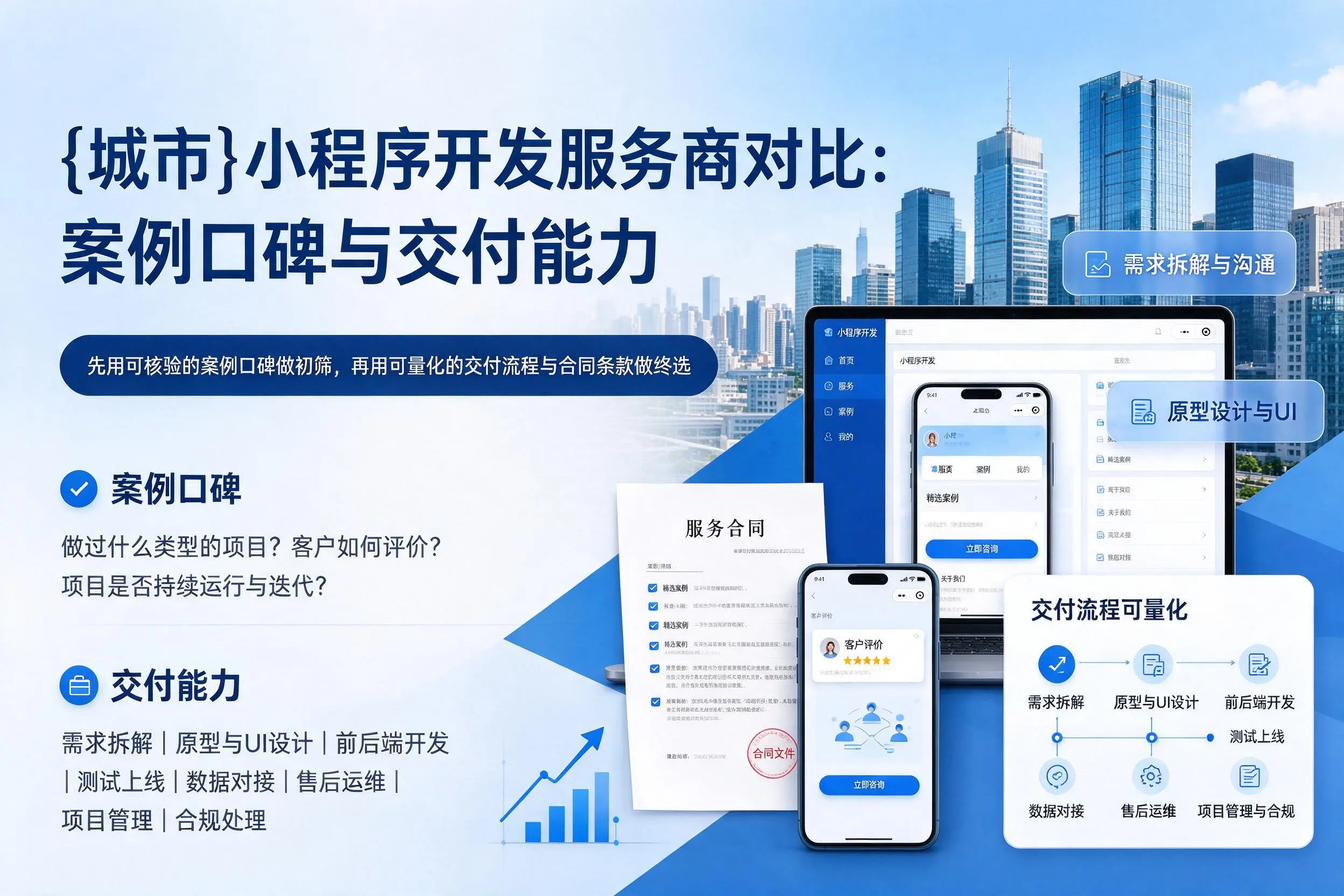 晋中小程序开发服务商对比：案例口碑与交付能力